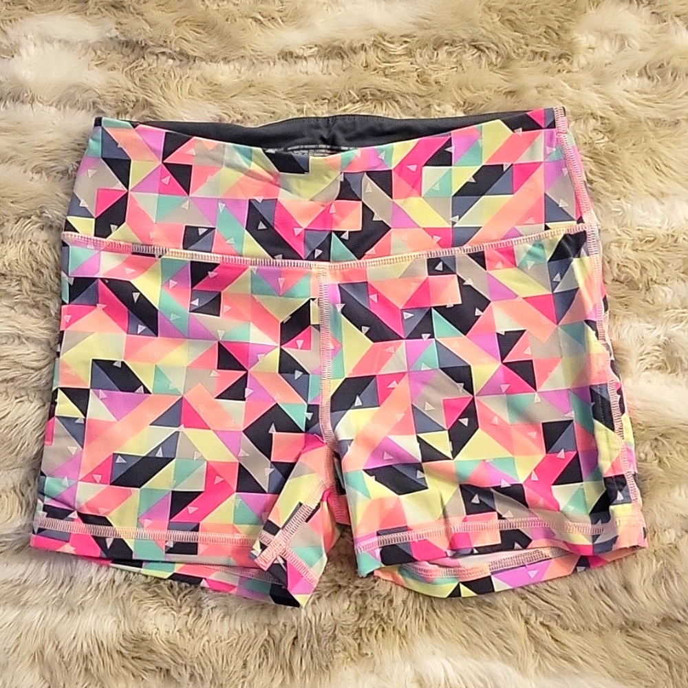 Victoria's Secret colorful exercise shorts. Size XS.